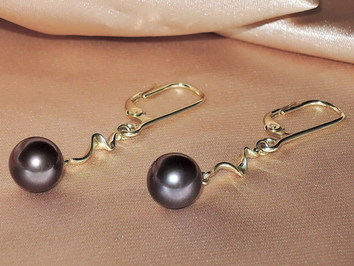 Perlové náušnice FE004bM Perlové náušnice FE004bM