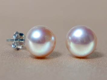 Perlové náušnice pravé perly ružové PE0144E Perlové náušnice pravé perly ružové PE0144E