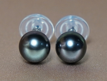 Perlové náušnice z tahitských perál TE18KAA+ZY Perlové náušnice z tahitských perál TE18KAA+ZY