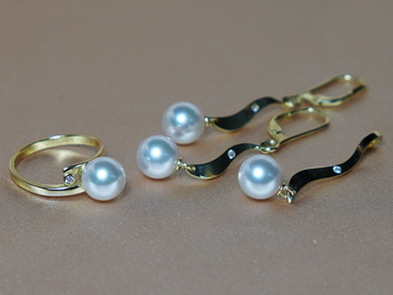 Perlové šperky BC04YS-A Perlové šperky BC04YS-A