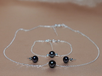 Perlové šperky  NB123SbU Perlové šperky  NB123SbU