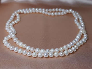 Perlový náhrdelník DPN8090A+wW Perlový náhrdelník DPN8090A+wW