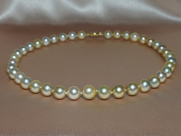 Náhrdelník z perál Južného Pacifiku JPN10115AAGT Náhrdelník z perál Južného Pacifiku JPN10115AAGT