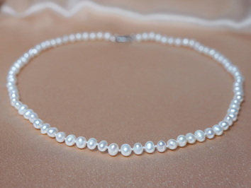 Perlový náhrdelník OPN05A+wG Perlový náhrdelník OPN05A+wG