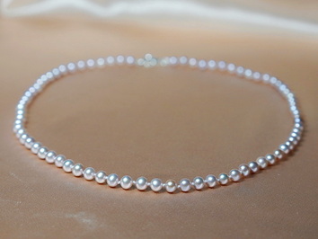 Perlový náhrdelník pravé riečne perly ružové NRSN5060AA+lT Perlový náhrdelník pravé riečne perly ružové NRSN5060AA+lT