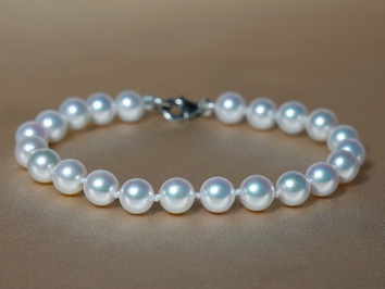 Japonské akoya perly náramok APB6570C Japonské akoya perly náramok APB6570C
