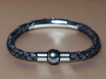 Perlový náramok s tahitskou perlou TPB1112M Perlový náramok s tahitskou perlou TPB1112M