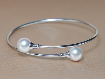 Zlatý náramok 18 kt. s perlami Južného Pacifiku WPB100w-B Zlatý náramok 18 kt. s perlami Južného Pacifiku WPB100w-B