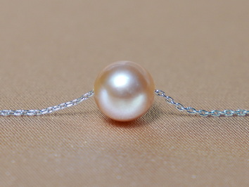 Pravá perla AAA na 14K zlatej retiazke FPN095AAAwL Pravá perla AAA na 14K zlatej retiazke FPN095AAAwL