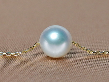 Pravá perla na zlatej retiazke FPN095AAAyW Pravá perla na zlatej retiazke FPN095AAAyW