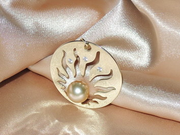 Prívesok s perlou BC01YP-G Prívesok s perlou BC01YP-G