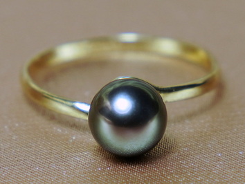 Prsteň s perlou  BC028YR-T Prsteň s perlou  BC028YR-T