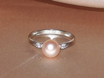 Prsteň s perlou BC027SBR-P Prsteň s perlou BC027SBR-P