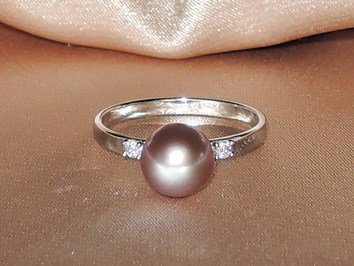 Prsteň s perlou BC027WFR-L Prsteň s perlou BC027WFR-L