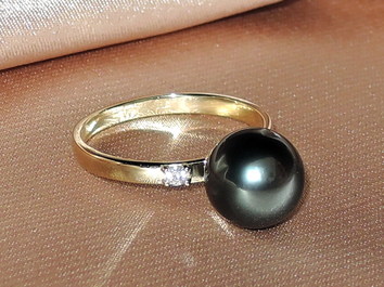 Prsteň s perlou BC027YR-T Prsteň s perlou BC027YR-T