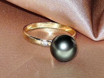 Prsteň s perlou BC027YR-TAA+ Prsteň s perlou BC027YR-TAA+