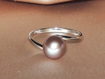 Prsteň s perlou BC028WFR-L Prsteň s perlou BC028WFR-L