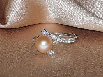 Prsteň s perlou BC029SR-P Prsteň s perlou BC029SR-P