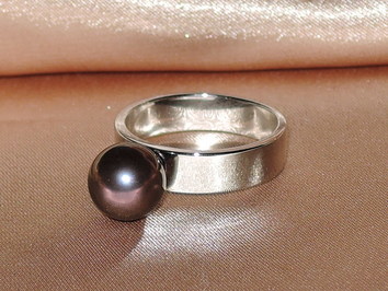 Prsteň s perlou BC032SR-B Prsteň s perlou BC032SR-B