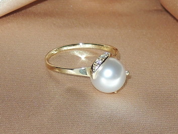 Prsteň s perlou BC05YR-W Prsteň s perlou BC05YR-W