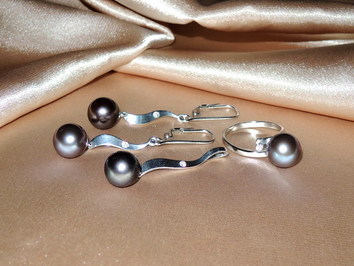 Šperky s perlami BC04SS-B Šperky s perlami BC04SS-B