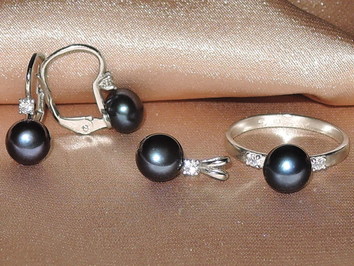 Šperky s perlami BC180WBS-B Šperky s perlami BC180WBS-B