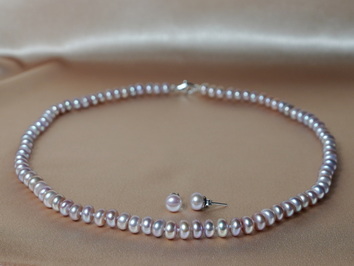 Súprava perlových šperkov BPS6575AA+LG Súprava perlových šperkov BPS6575AA+LG