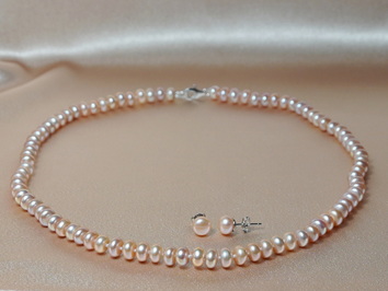 Súprava perlových šperkov BPS6575AA+PG Súprava perlových šperkov BPS6575AA+PG