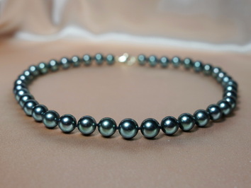 Náhrdelník z tahitských perál 8-11mm TPN054M Náhrdelník z tahitských perál 8-11mm TPN054M