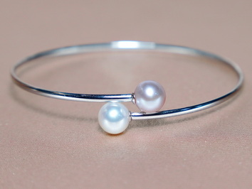 Zlatý náramok 18K s pravými perlami AAA WW08WB-WP Zlatý náramok 18K s pravými perlami AAA WW08WB-WP