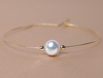 Zlatý náramok 18K s perlou Južného Pacifiku WW07YB-W Zlatý náramok 18K s perlou Južného Pacifiku WW07YB-W