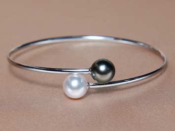 Zlatý perlový náramok WW08WB-AT Zlatý perlový náramok WW08WB-AT