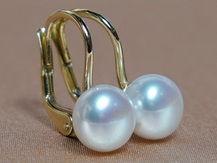 Náušnice sladkovodné perly