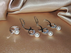 Šperky s perlami BC03SS-W set šperkov BC03SS-W BC03SS-W