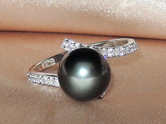Šperky s perlami BC120WS-T Prsteň s perlou BC029WR-T najvyššia AAA kvalita BC120WS-T