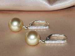 Šperky s perlami BC110YS-G perlové náušnice BC024YE-G najvyššia AAA kvalita BC110YS-G