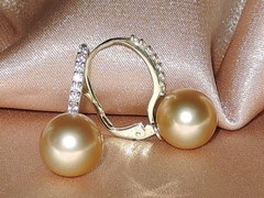 Šperky s perlami BC130YS-G perlové náušnice BC021YE-G najvyššia AAA kvalita BC130YS-G