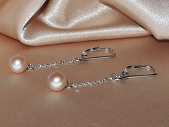 Šperky s perlami BC160WFS-P Perlové náušnice BC020WFE-P BC160WFS-P