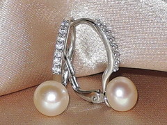 Šperky s perlami BC170WBS-P Perlová náušnice BC021WBE-P BC170WBS-P