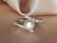 Šperky s perlami BC170WBS-P Prsteň s perlou BC029WBR-P BC170WBS-P