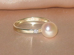 Šperky s perlami BC180YBS-P Prsteň s perlou BC027YBR-P BC180YBS-P