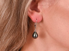 Zlaté náušnice 14K s tahitskými perlami TDWE100H Náušnice s tahitskými perlami TDWE100H TDWE100H