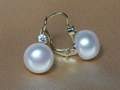 Perlové náušnice biele riečne perly DS222YBE-W DS222YBE-W3.JPG DS222YBE-W