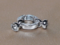 Elegantný strieborný perlový uzáver kruh K03 Elegantný strieborný perlový uzáver kruh K03.1.JPG K03