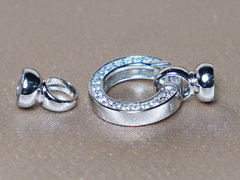 Elegantný strieborný perlový uzáver kruh K03 Elegantný strieborný perlový uzáver kruh K03.2.JPG K03