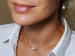 Morská akoya perla na 18K zlatom lanku WW01YN-A Morská akoya perla na zlatom lanku WW01YN-A 1.JPG WW01YN-A