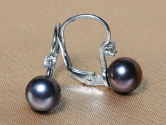 Perlové náušnice pravé riečne perly BC022SE-B Perlové náušnice BC022SE-B-1.JPG BC022SE-B