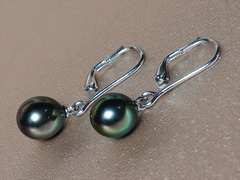 Zlaté náušnice 14K s tahitskými perlami TDWE100H Perlové náušnice tahitské perly TDWE100H-1.JPG TDWE100H