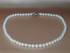 Perlový náhrdelník sladkovodné perly 6 mm AA+ NRSN6065AA+Z Perlový náhrdelník NRSN6065AA+Z.2.JPG NRSN6065AA+Z