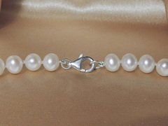 Perlový náhrdelník sladkovodné perly 7,5 mm AA+ NRSN7580AA+wH Perlový náhrdelník NRSN7580AA+wH_1.JPG NRSN7580AA+wH